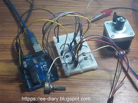 Arduino Stepper Motor Speed Control with Potentiometer | ee-diary