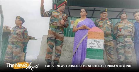 Defense minister Nirmala Sitharaman visits Indo-Myanmar border