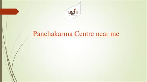 PPT - panchakarma center near me PowerPoint Presentation, free download - ID:12244942