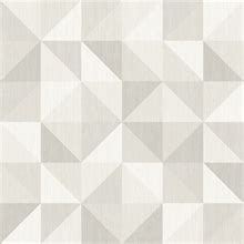 2697-22625 | Puzzle Light Grey Geometric Wallpaper