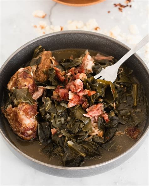 Collard greens with smoked turkey