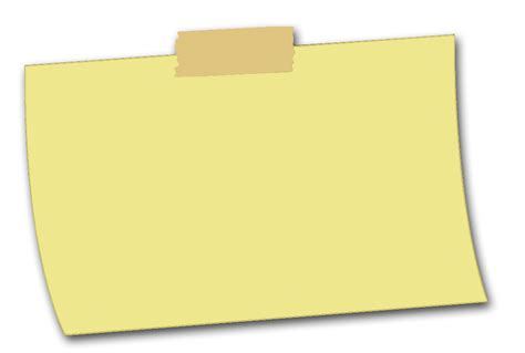 Sticky Note PNG Transparent Images | PNG All