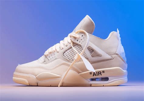 Off-White Air Jordan 4 Sail CV9388-100 Packaging | SneakerNews.com