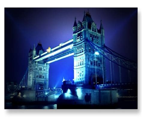 London Bridge at Night Postcards | Made in Atlantis