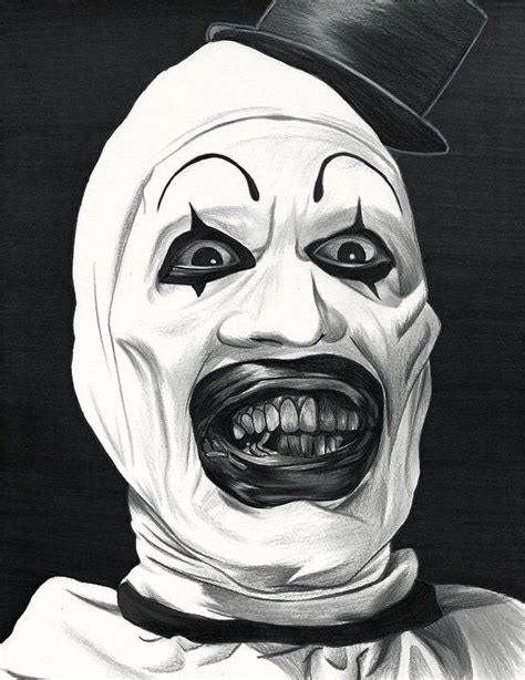 Pin by Robin on He was different...that smile... | Scary clown drawing ...