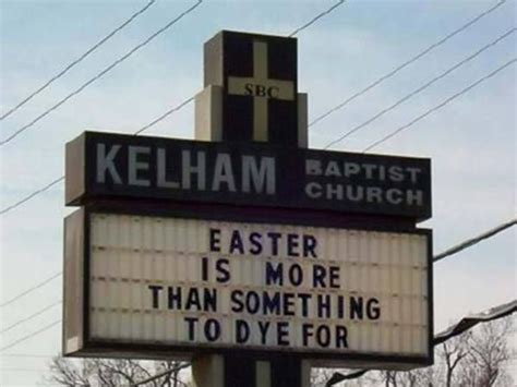 Funny Church Signs - Easter Is Something More - Beliefnet | Funny church signs, Church signs ...