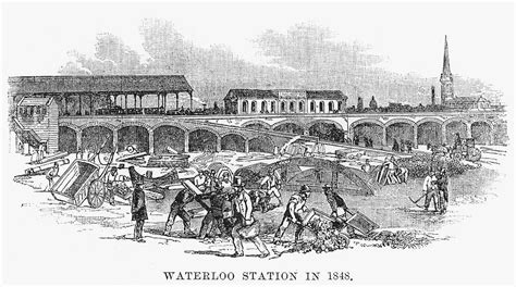 Waterloo Station And The Surrounding Drawing by Illustrated London News Ltd/Mar - Fine Art America