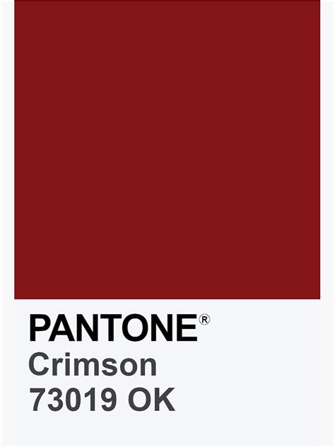 Alabama Crimson Tide Pantone Poster Color Swatch Post - vrogue.co