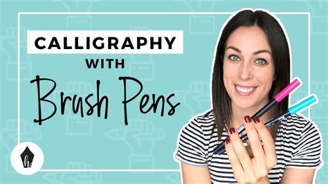 Beginners Guide To Using Brush Pens for Modern Calligraphy - The Happy Ever Crafter