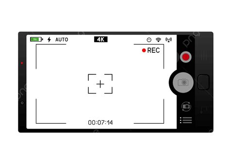 Smartphone Camera Viewfinder Template Photography Composition Record ...