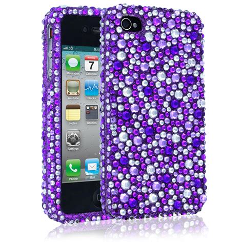 Purple Diamond Designer iPhone 4 Csae - Apple iPhone 4 & 4s - $29.99 ...