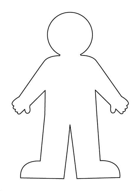 Human Body Template | room surf.com