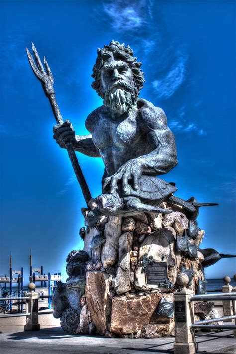 King Neptune Statue Photograph by Shannon Louder