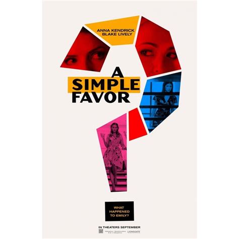 A Simple Favor Movie Poster