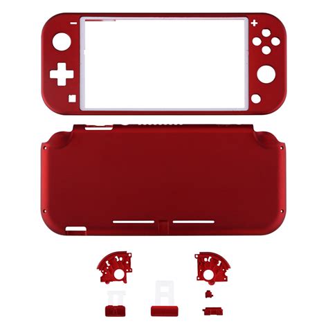 Soft Touch Scarlet Red DIY Replacement Shell for Nintendo Switch Lite ...