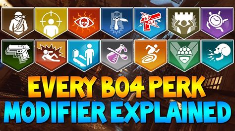 All Perk Modifiers Explained! (Black Ops 4 Zombies) - YouTube