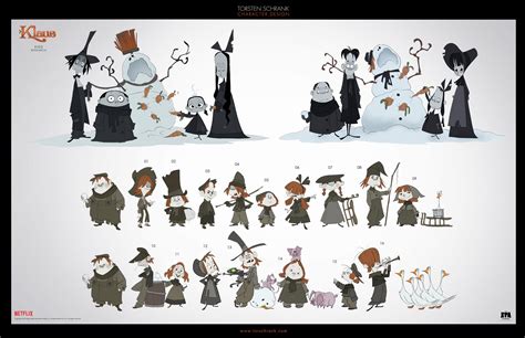 KLAUS (NETFLIX) - TORSTEN SCHRANK CHARACTER DESIGN