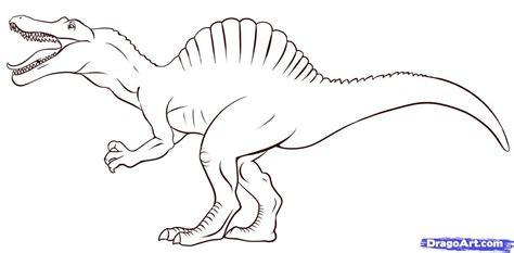 Spinosaurus Coloring Page | Dinosaur Coloring Pages