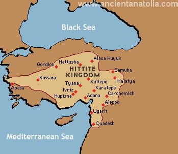 Map of the Hittite kingdom | History, Ancient history, Ancient maps