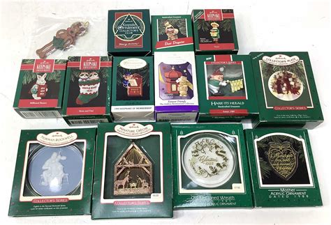 Lot - (13) Hallmark Keepsake Christmas Ornaments