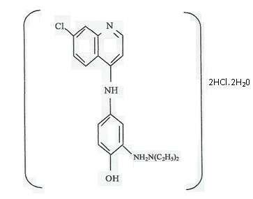 the chemical structure of amodiaquine. | Download Scientific Diagram