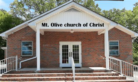 Mt. Olive church of Christ – Simply Christians… Love God, Obey the ...