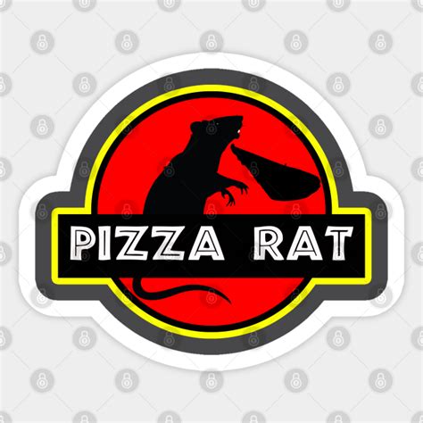 pizza rat - Pizza Rat - Sticker | TeePublic