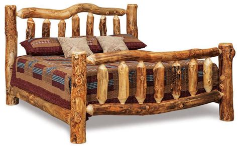 Rustic Amish Log Cabin Bed From DutchCrafters Amish Furniture