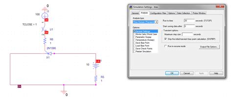 PSpice Thyristor DC Switch - Electrical Engineering Stack Exchange