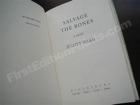 First Edition Points to identify Salvage the Bones by Jesmyn Ward