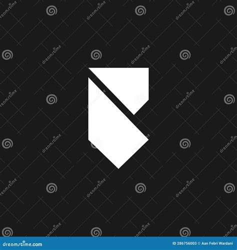 Modern Monochrome Letter B Logo Stock Illustration - Illustration of ...