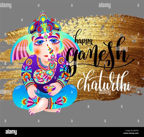 happy ganesh chaturthi indian festival design poster Stock Vector Image & Art - Alamy