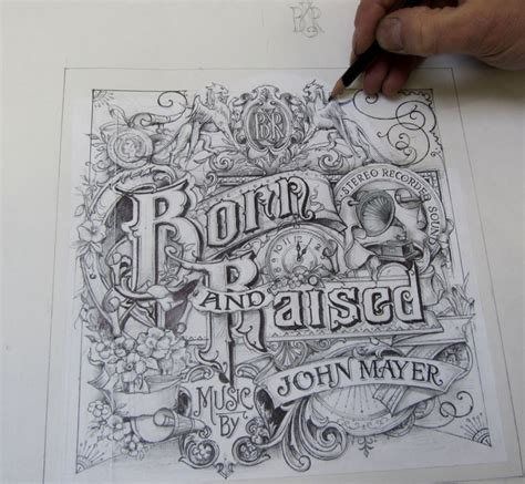 Born & Raised Album Cover - John Mayer - David Smith - Traditional ...