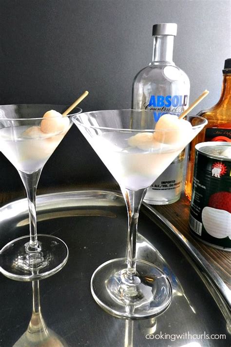 Start off your next meal with a delicious Lychee Martini with vodka, orange liqueur, and ...