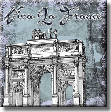 Viva La France Picture on Stretched Canvas, Wall Art Décor, Ready to Hang | Stretch canvas ...