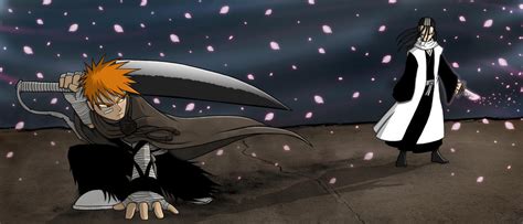 Bleach - Ichigo VS Byakuya by ebbewaxin on DeviantArt