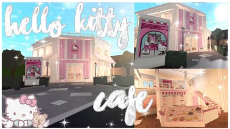 Bloxburg Hello Kitty Cafe 70k || melendezz || ib: frenchrxses - YouTube