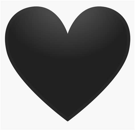 Black Heart Clipart - Heart Flat Icon Png, Transparent Png , Transparent Png Image - PNGitem