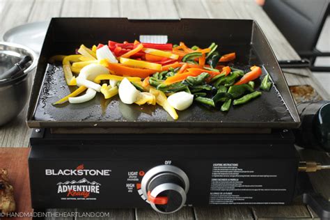 Blackstone Griddle Chicken Fajitas - Handmade in the Heartland