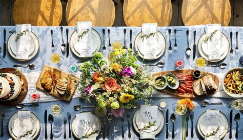 Wedding Reception Table Setting | Free stock photo - 101177