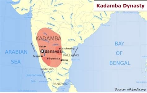 Kadambas Map