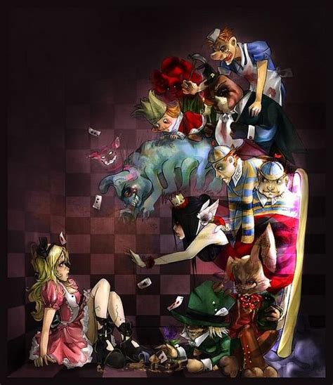 59 best Dark Alice in Wonderland Art images on Pinterest