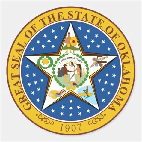 Personalized Oklahoma State Seal Gifts on Zazzle