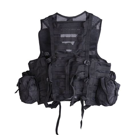 MIL-TEC MODULAR SYSTEM tactical vest with pockets 8 BLACK | Army ...