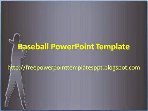 Free Baseball PowerPoint Templates - Theme Background to Download ...