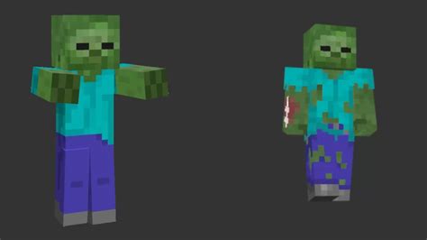 Updated Zombie Minecraft Texture Pack