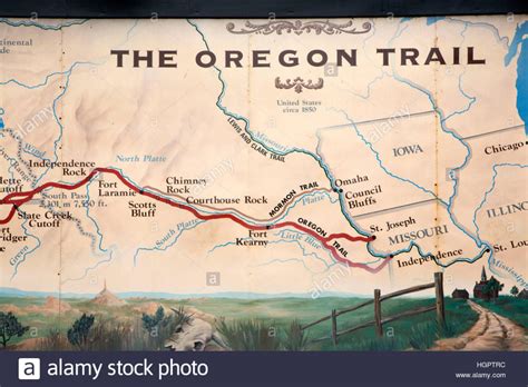 Printable Map Of The Oregon Trail - Printable Maps