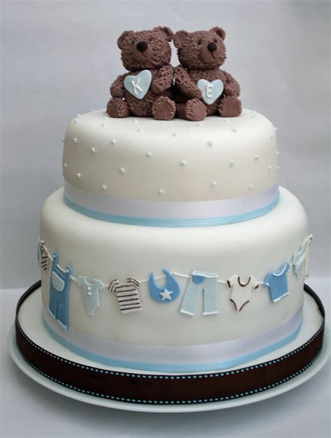 Twin baby shower cake | Catherine Thomas | Flickr