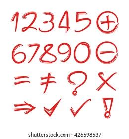 Number Math Signs Stock Vector (Royalty Free) 426598537 | Shutterstock