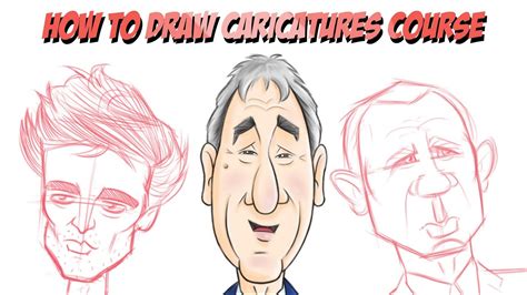 How to Draw Caricatures Course - YouTube